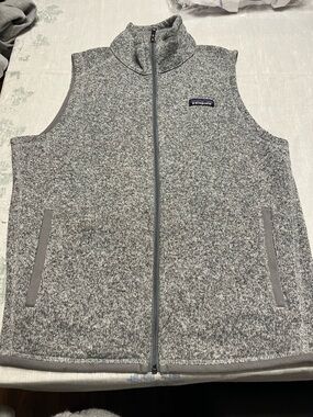 Patagonia Cream Heather Knit Pullover